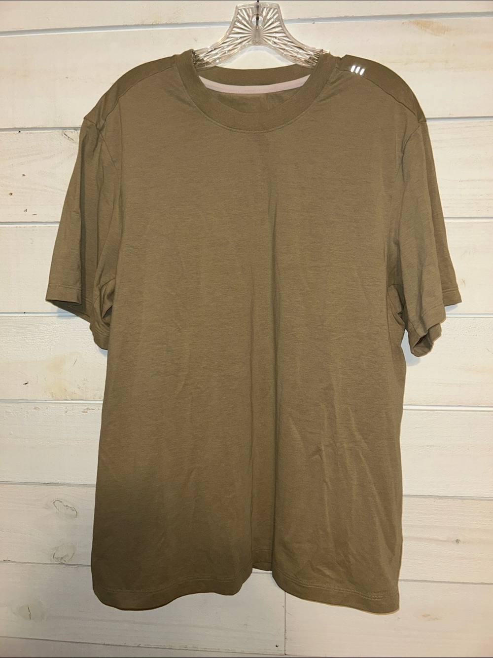 Men's Lululemon Short Sleeve Crewneck T-Shirt - Olive